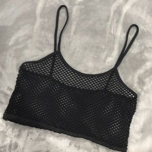 LF mesh cropped tank top 💀